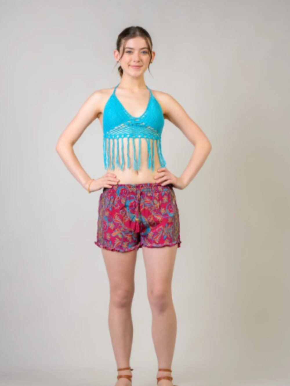 6.) Rhea Patterned Bobbin Shorts (Assorted)